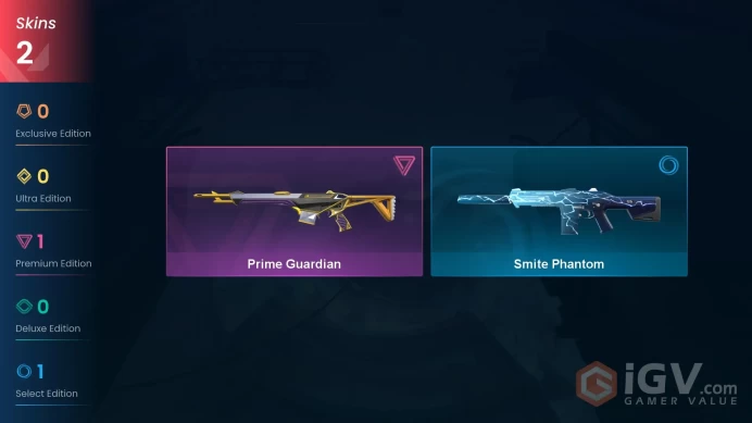 [NA]   2   SKINS |   0  KNIVES |  Smite Phantom Prime Guardian