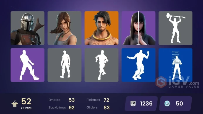 ACC198Fortnite Account [PC] 52 skins | Raz | Menace | The Cube Queen | Spire Assassin | Ronin | Joey | Kymera | Renzo the Destroyer | Predator |