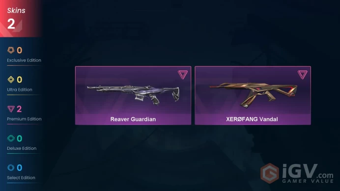 [NA]   2   SKINS | 0    KNIVES |   XERØFANG Vandal Reaver Guardian