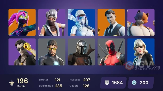 ACC211Fortnite Account [PC] 196 skins | OG STW | Point Patroller | Tart Tycoon | Striker Specialist | Fixer | Clutch | Grind | Snap | Alli | Ete