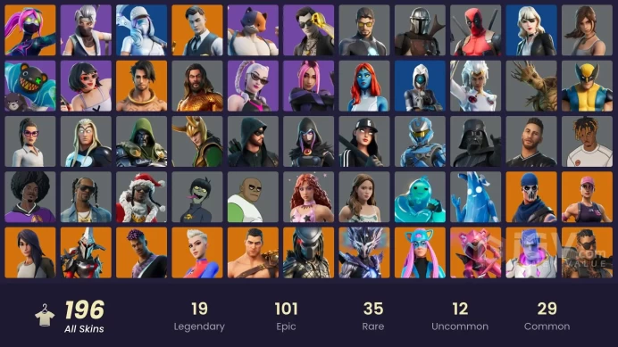 ACC211Fortnite Account [PC] 196 skins | OG STW | Point Patroller | Tart Tycoon | Striker Specialist | Fixer | Clutch | Grind | Snap | Alli | Ete