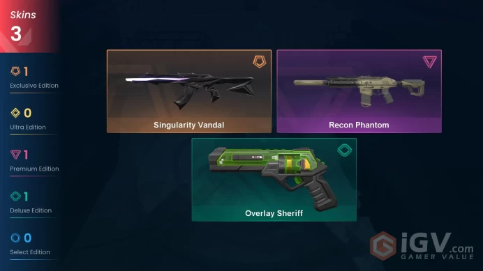 [NA]   2   SKINS | 0    KNIVES |    Recon Phantom Singularity Vandal