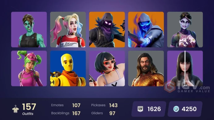 ACC214Fortnite Account [PC] 149 skins | Blue Team Leader | Tart Tycoon | Rogue Agent | Ronin | Eternal Knight | The Imagined | Sorana  1250 VB