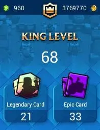 [PRO Clash Royale Account] – LVL 68 | King Tower 16 | [55] Lv15 Cards | [60] Lv14 Cards | 25 Evolutions | [170] Emotes | Push Ready  