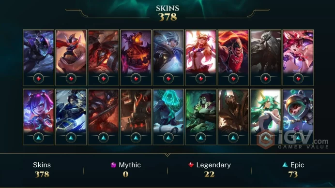 OCE - ~ All Champions ~ 400 Skins - 5 Ultimate - Gun Goddess Miss Fortune - Pulsefire Caitlyn - PROJECT: Vayne - God-King Darius - Silver/Bronze