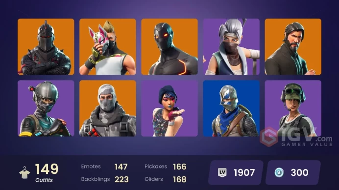 Full Access - [XBOX/NINTENDO/PC] 147 skins | Sky Scout , Black Knight , Sparkle Specialist , The Reaper , Blue Squire , OG STW