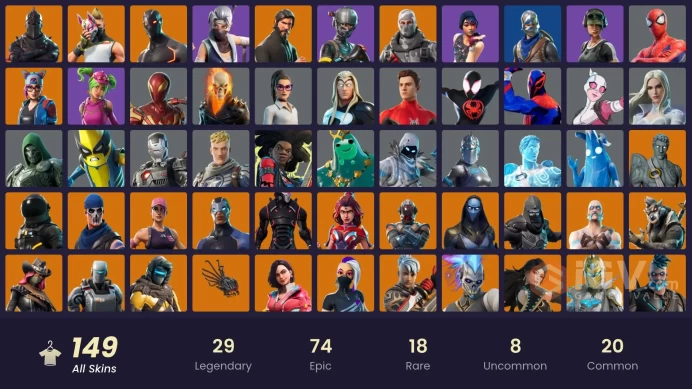 Full Access - [XBOX/NINTENDO/PC] 147 skins | Sky Scout , Black Knight , Sparkle Specialist , The Reaper , Blue Squire , OG STW