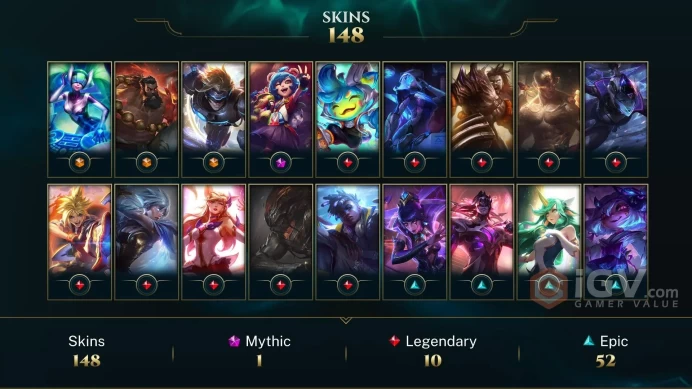 Conta de Liga do Brasil: +148 Skins | Acesso Total | Entrega Instantânea!