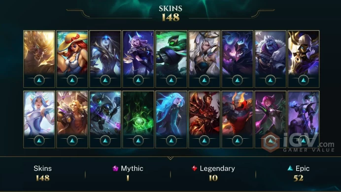 Conta de Liga do Brasil: +148 Skins | Acesso Total | Entrega Instantânea!