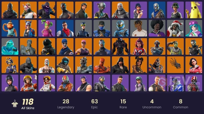 [PC] 118 skins | OG STW | Black Knight | Sparkle Specialist | The Reaper | Blue Squire | Royale Knight | Elite Agent | Blue Team Leader | 150 VB