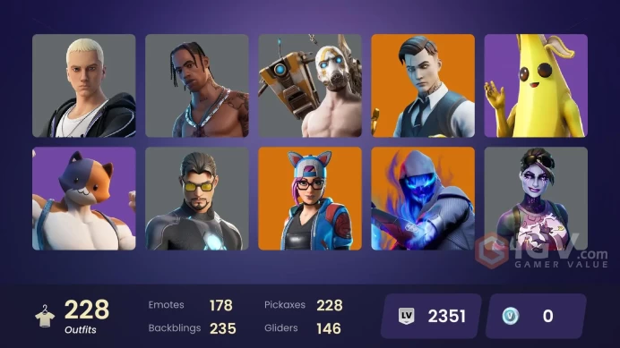 [PSN/XBOX/NIN/PC] 228 SKINS | OG STW | TRAVIS SCOTT | GOLD MEOWSCLES | GOLD MIDAS | GOLD BRUTUS | POINT PATROLLER | CLOUD STRIKER | PRODIGY 
