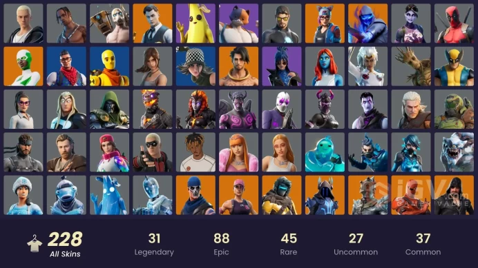 [PSN/XBOX/NIN/PC] 228 SKINS | OG STW | TRAVIS SCOTT | GOLD MEOWSCLES | GOLD MIDAS | GOLD BRUTUS | POINT PATROLLER | CLOUD STRIKER | PRODIGY 