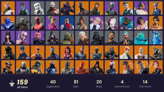 [PC/XBOX] 159 skins | OG STW | The Reaper | Elite Agent | Blue Team Leader | Gold Kratos | Rogue Agent | Vivi Chroma | Subzero Cryptic | 450 VB
