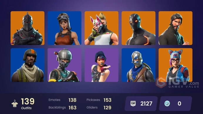 [NIN/PC] 139 SKINS | BLACK KNIGHT | TAKE THE L | RENEGADE RAIDER | AERIAL ASSAULT TROOPER |SPARKLE SPECIALIST | THE REAPER | BLUE SQUIRE | ROYAL
