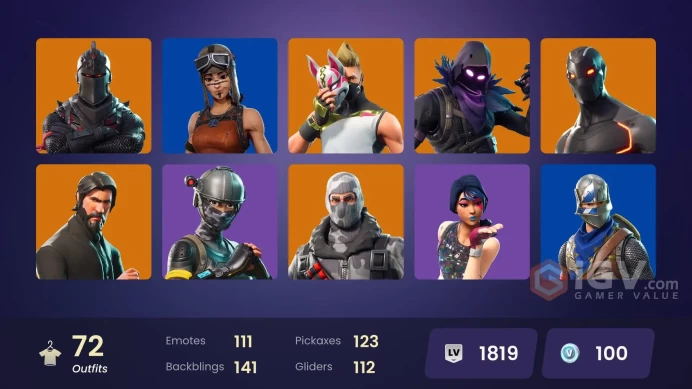 Full Access - [NINTENDO/PC] 71 skins | OG Renegade Raider , Black Knight , Sparkle Specialist , The Reaper , OG STW