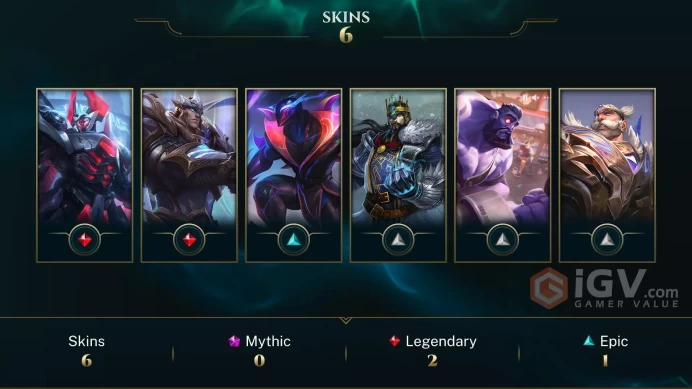 [EUW] S16 - SPLIT 2! Platinum 1 - 73 Champs - God King Garen Skin - Ranked Ready -Full Access