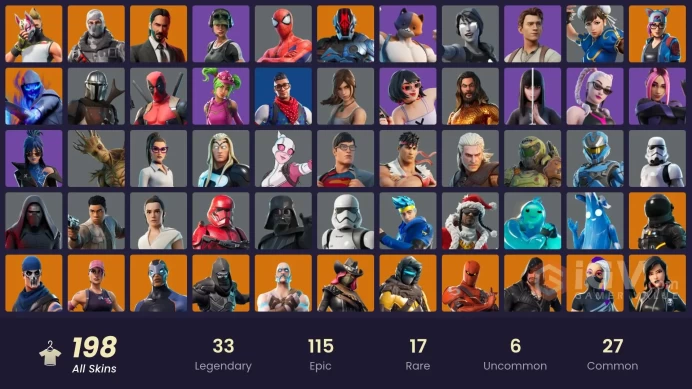 13372/OG STW|Blue Team Leader|Take The L|Blue Striker|John Wick|Trilogy|Sultura|Sub Commander|Trailblazer|Chun-Li|Ryu