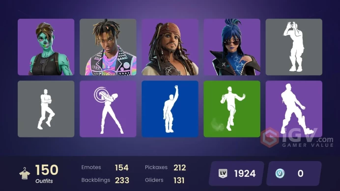  ACC280 Fortnite Account [PC] 150 skins | Hades | Optimus Prime | Kado Thorne | Era | Valeria | Zeus | Peter Griffin | Poseidon | Apprentice Evi