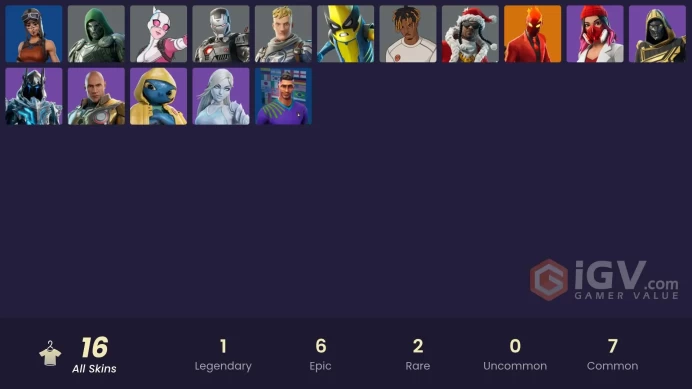 13396[PC/XBOX]Renegade Raider|Inferno|Peelverine|Captain Jones|Doom|Gwenpool|War Machine|Slayer Juice WRLD|Santa Dogg|Yulejacket