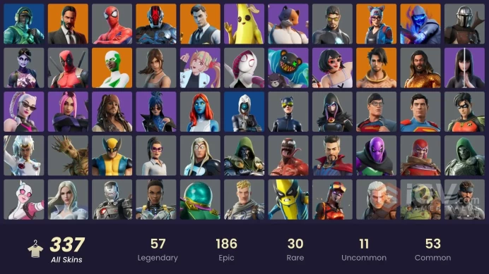 Full Access - [XBOX/NINTENDO/PC] 324 skins | IKONIK , Sky Scout , Gold Brutus , Gold Midas , Gold Meowscles , Reflex , FNCS 3:1 Champion | OG ST