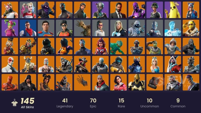 [PC/XBOX] 145 skins | Dark Vertex | IKONIK | The Reaper | Elite Agent | Blue Team Leader | Rogue Agent | Trailblazer | Prodigy | 300 VB