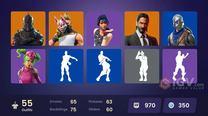 FA - [PC/PSN/XBOX] 55 skins | Black Knight | Sparkle Specialist | Blue Squire | Royale Knight | Wingman | Grind | Clutch | Wild Card | Fresh