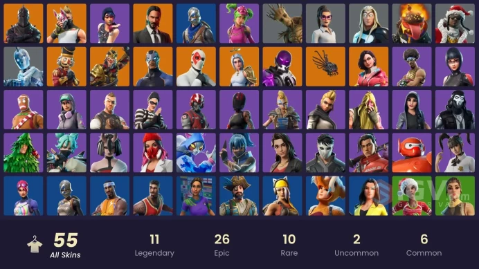 FA - [PC/PSN/XBOX] 55 skins | Black Knight | Sparkle Specialist | Blue Squire | Royale Knight | Wingman | Grind | Clutch | Wild Card | Fresh