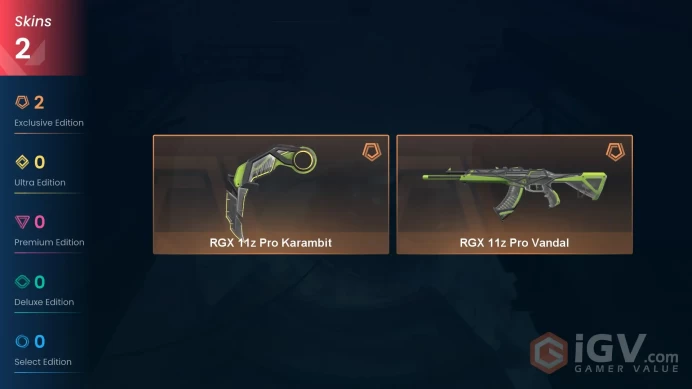 【TR/EU】Rgx Karambit & Rgx Vandal Purchased / Brand New