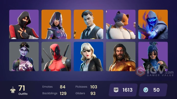 FA - [PC/PSN] 71 skins | IKONIK | Glow | Gold Midas | Kymera | Sorana | Valeria | Hades | Polarity | Fade | Eternal Knight |Gear Specialist Maya
