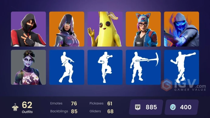[PSN/XBOX/PC/NINT] 62 Skins | Ikonik | Glow | Reaper Axe | STW Deluxe Founder’s Pack | Scenario | Kiss The Cup | Groot | Thor | Storm | Dark Bom