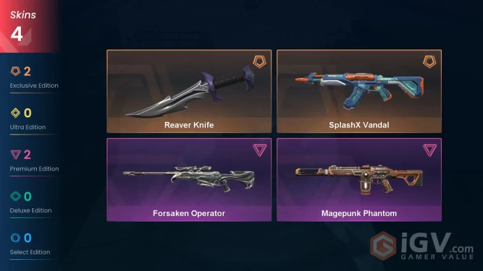 Eu West | Unranked | Reaver Knife, SplashX Vandal Forsaken OP | Changeable Mail | Instant Delivery | Lifetime Warranty |