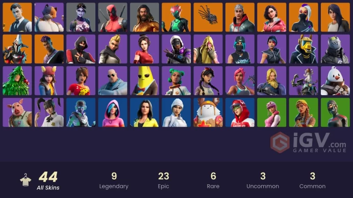[XBOX/PC/NINT] Ikonik | Reaper Axe | Scenario | Rage | Deadpool | Dark Bomber | Midas | Eternal Knight | 42 Skins