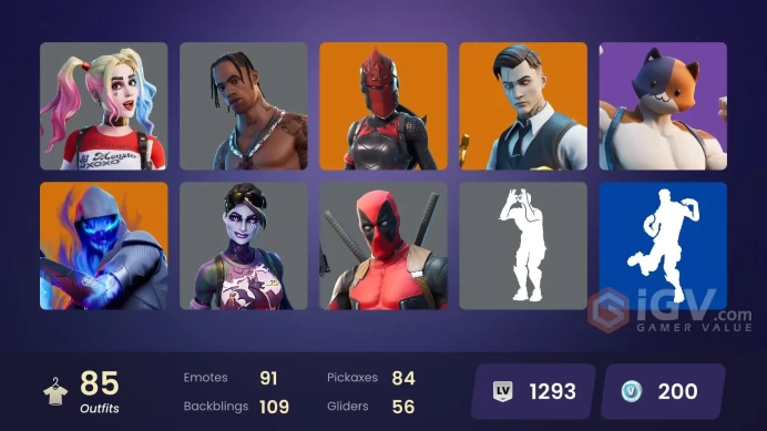 [PSN/XBOX/PC/NINT] Travis Scott | Deadpool | Gold Midas | Deadpool | Oro | Deadeye | The Ice Queen | Renzo the Destroyer | 81 Skins