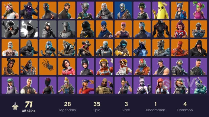 [XBOX,PC,NINTENDO] Royale Knight | Blue Squire | The Reaper | Take The L | Elite Agent | STW | 68 Skins