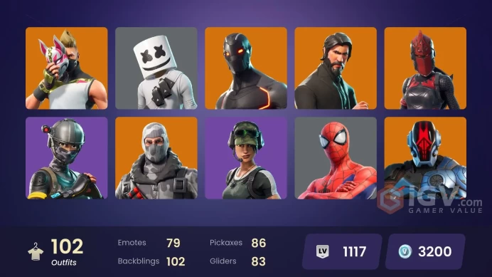 [PC/PSN/XBOX] 102 skins | OG STW | The Reaper | Elite Agent | Blue Team Leader | Sub Commander | Trailblazer | Havoc | Blue Striker |Rogue Agent