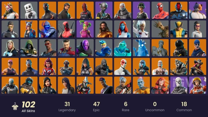 [PC/PSN/XBOX] 102 skins | OG STW | The Reaper | Elite Agent | Blue Team Leader | Sub Commander | Trailblazer | Havoc | Blue Striker |Rogue Agent