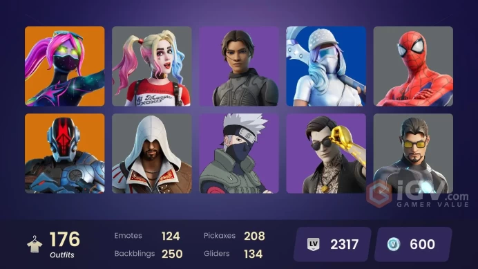 [XBOX,PC,NINT] Master Chief (Matt Black) | Leviathan Axe | Reaper | Midas' Shadow | Galaxia | Groot | 144 Skins