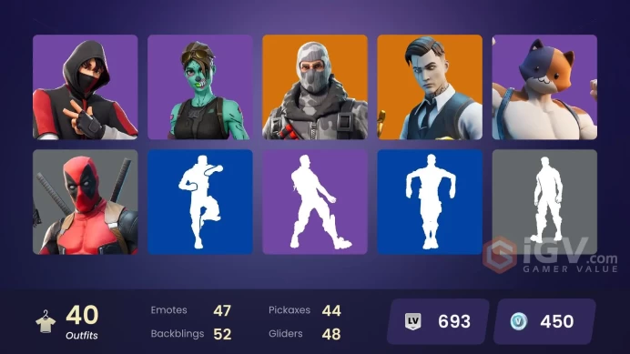 [PSN,XBOX,PC,NINT] Ikonik | Ghoul Trooper | Deadpool | Midas | Havoc | Sub Commander | 40 Skins