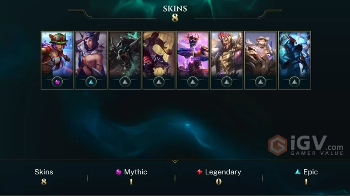 [EUW] S2026 - Gold 3 - 8W - 6L - +30/-10 LP Gain - 4K Be -Honor 5 - 16 Skin Shard- Instant Delivery