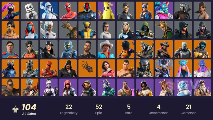 [PC,XBOX,NINT] Leviathan Axe | Reaper | Take The Elf | Peles Air Punch | Hot Marat | Galaxia | Marshmello | Neymar Jr | Groot | 96 Skins