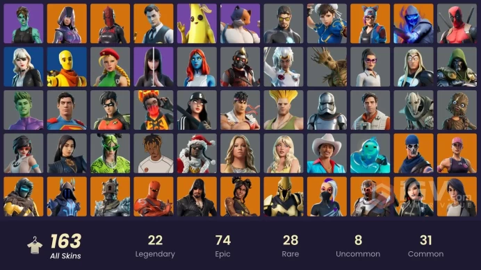 [PSN/XBOX/PC/NINT] Ikonik | Glow | Chun-Li | Brutus / Midas (Fully Golden) | STW | Scenario | World Cup 2019 Banner | 163 Skins