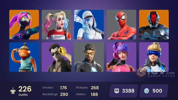 [PC/PSN/XBOX/Nintendo]  226 skins F/A :  Leviathan Axe | Neo Versa | Subzero Cryptic | Vivi Chroma | Eternal Knight | Raz | Torin | The Imagined