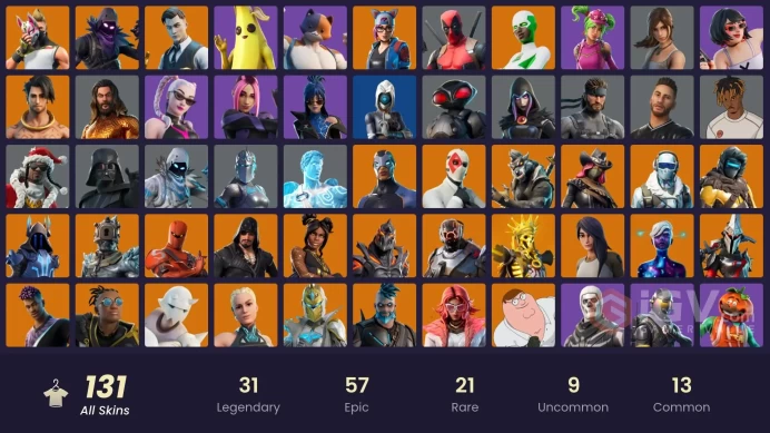 [PC/PSN/XBOX/Nintendo]  131 skins F/A :  Leviathan Axe | Merry Mint Axe | Gold Midas | Gold Brutus | Fixer | Sultura | Subzero Cryptic | Vivi Ch