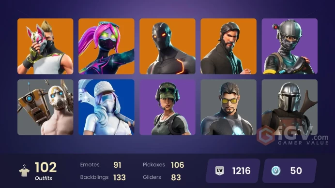 [XBOX/PC/NINT] 100 Skins | Leviathan Axe | Candy Axe | Take The L | The Reaper | Trailblazer | Elite Agent | Galaxy Scout | Galaxia