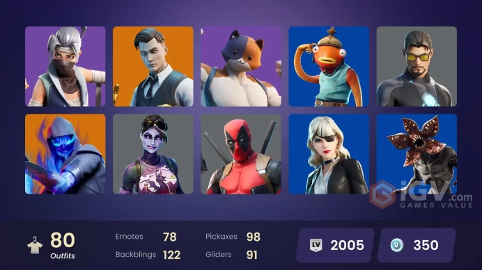 [PC,XBOX,NINT] Merry Mint Axe | Deluxe Founder’s Pack | Fishstick World Cup | Deadpool | Midas / Brutus / Meowscles Golden | 80 Skins