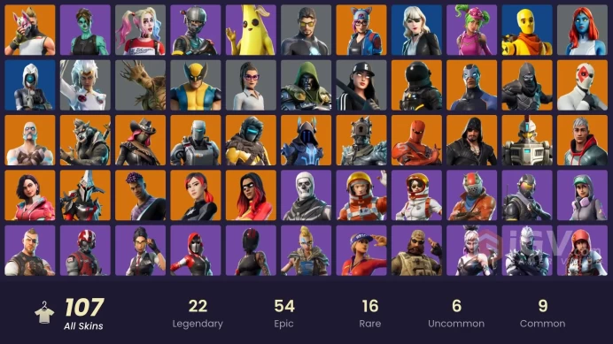 [PSN/XBOX/PC/NINT] 107 Skins | Leviathan Axe | Reaper Axe | Take The L | Elite Agent | Ghoul Trooper | Skull Trooper | Ragnarok Stage 5