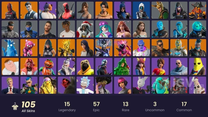 54 Skins FA / Hunter / Slim Shady / Gwenpool / Dupli-Kate / gs006
