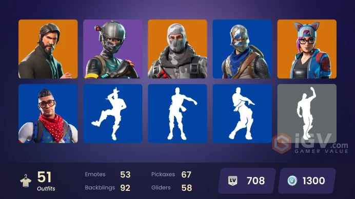 [PSN/XBOX/PC/NINT] 51 Skins | Blue Squire | Royale Knight | The Reaper | STW Deluxe Founder’s Pack | Floss | Take The L