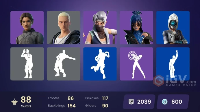 [PC/PSN/XBOX] 88 skins | Explorer Emilie | Redcap | Harbinger Armor Omegarok | Challenger | Immortal Zeus | Fancy Peter Griffin (No Hat) vtt22