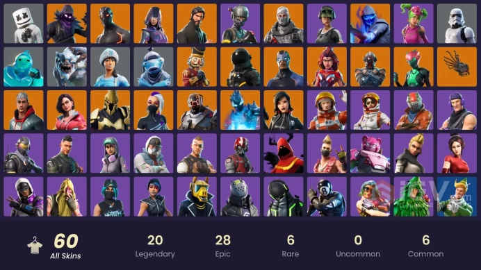 [PC] 60 skins | The Reaper | Glow | Elite Agent | Sub Commander | Trailblazer | Havoc | Rogue Agent | XEV | STAGE 5 | ORIGIN | GREY | DARK vtt30